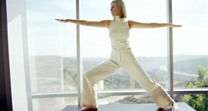 Yoga can help relieve tension