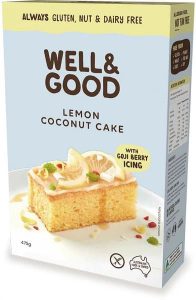 Lemon Coconut Cake Mix Gojiberry Icing